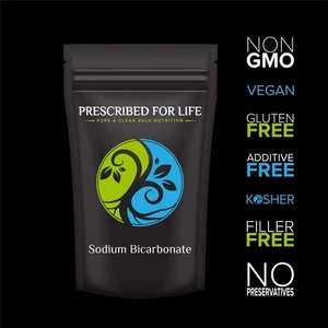 Prescribed for Life, Natural Sodium Bicarbonate (Baking Soda) Powder - Picture 1 of 8