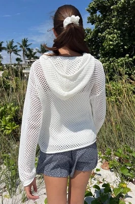 Sudadera con capucha Brandy Melville Christie Net nueva con etiquetas Foto 1 de 4