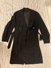 WWII black full length Navy Officers Coat
