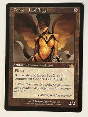Copper-Leaf Angel Prophecy Non-Foil Regular MTG LP - Image 1 of 2