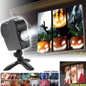 Window Wonderland Projector Halloween Christmas Holographic Projection Light ~~! - Bild 1 von 11