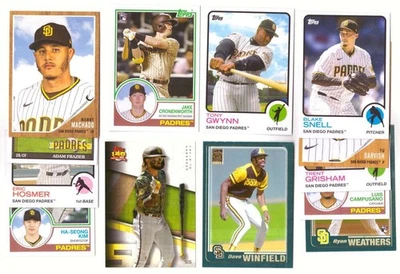 2021 Topps Archives - SAN DIEGO PADRES Team Set w/ Jake Cronenworth RC - Image 1 of 3