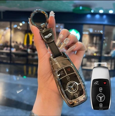 Funda protectora de llave para Mercedes-Benz C E S CLS E300 GLC S400 C300 Foto 1 de 3