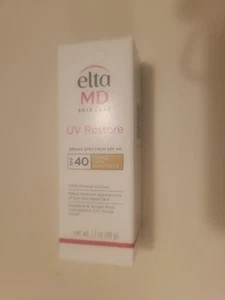 Protector solar Elta MD UV Restore amplio - espectro FPS 40 EXP 01/27 nuevo 1,7 OZ   - Imagen 1 de 4