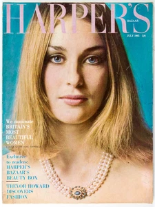Jill Kennington FONTEYN Antoinette Sibley PRINCESS AGA KHAN Harpers UK July 1965 - Picture 1 of 19