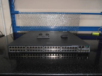 HPE FlexNetwork 5510 48G PoE+ 4SFP+ HI Switch JH148A 2 X PSU With Full Rackmount - Image 1 of 4