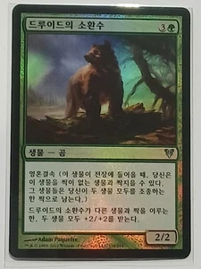 (Foil) [NM] MTG Korean, Avacyn Restored,  1 x Druid's Familiar - Picture 1 of 1