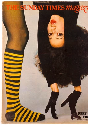 PAT CLEVELAND Leonard Freed LEE RADZIWILL Adidas QUANT vtg SUNDAY TIMES magazine - Image 1 of 4