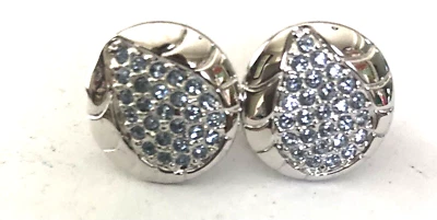 Alfileres de solapa de lágrima de cristal de lavanda SWAROVSKI Foto 1 de 2