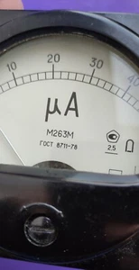 NOS Vintage Microammeter for dc measuring df281 - Picture 1 of 6