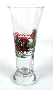 Vaso de cerveza Budweiser Clydesdales 2000 Anheuser Busch Inc. 7 1/8" Pilsner - Imagen 1 de 4