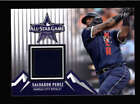 SALVADOR PEREZ 2021 TOPPS UPDATE ALL-STAR GAME USED WORN JERSEY RELIC BC2533