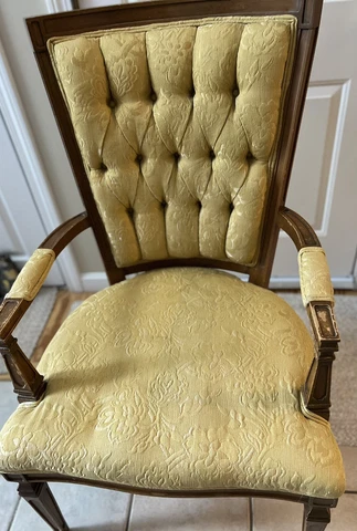 Vintage Formal Accent Solid Wood Chairs (2 Chairs) Cover