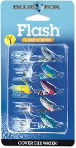 Blue Fox Flash Spinner Kit Flashy Deep Running Inline Spinner Trout Fishing Lure - Picture 1 of 3