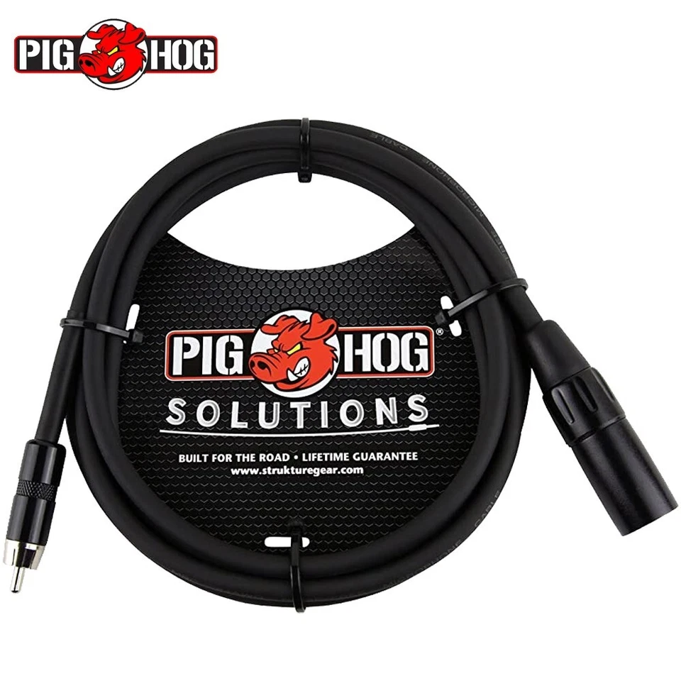 Pig Hog PX-XMR06 XLR Male to RCA 6FT Cable - Image 1 of 1