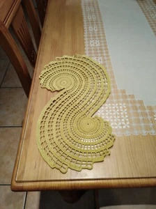 Tapete ganchillo hecho a mano. Irregular. Nuevo. Mira mis otros artículos - Imagen 1 de 5