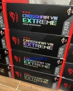 ASUS ROG Crosshair VIII EXTREME C8E AMD X570 AM4 Socket Support Ryzen 5000 - Picture 1 of 4