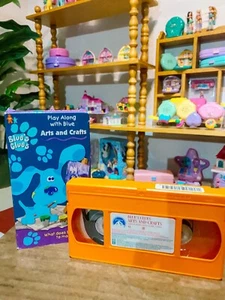 Blue’s Clues Arts And Crafts VHS Tape 1998 Nick Jr. Orange Tape - Picture 1 of 6