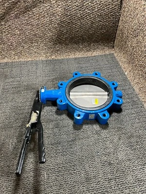 FNW Serie 732B 4" Buna-N Manija de Palanca Válvula Mariposa Hierro Dúctil Brida Foto 1 de 4