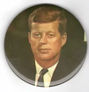Bottone ritratto John F Kennedy 1961 - Foto 1 di 1