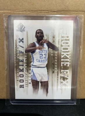 2012-13 SP Authentic #67 Michael Jordan Rookie F/X Flashback - Image 1 of 2