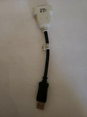 Dell Universal DP/N 023NVR BizLink DisplayPort to DVI Adapter Cable Dongle - Image 1 of 4