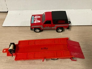 Vintage Yatming Yat Ming #8314 Chevrolet 4x4 Sport Truck with Trailer  - Picture 1 of 5