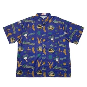 Budweiser Arizona Diamondbacks Hawaiian Shirt Mens XL Extra Large Button Up New - Picture 1 of 9