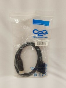 New DisplayPort DP to DVI Male to Male Adapter Cable Cord Convertor 3Ft 1M