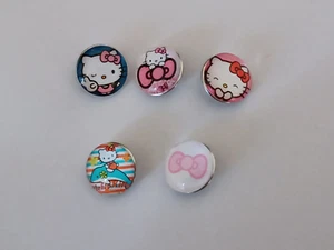 Dijes de botón a presión de 18 mm - Hello Kitty #2 - Imagen 1 de 5