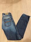 NUDIE Jeans Slim Jim Pants Organic Cotton Jeans Size Short Inseam W30/L32 zr599