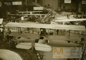 France Paris Airshow Aviation stand Schreck Biplane Old Photo Rol 1928 - Picture 1 of 3