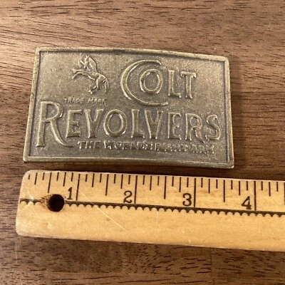 VINTAGE COLT REVOLVERS BELT BUCKLE - Image 1 of 3