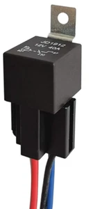12V 40A 4-Pin Relay JD1912 With Heavy Duty 16AWG + 14AWG Wire Harness - Picture 1 of 8