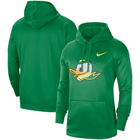 NWT Nike Oregon Ducks Logo men's L/large performance Hoody Mascot Puddles BSBL Cover
