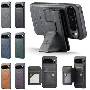 Etui Téléphone Magnétique Portefeuille Cuir Détachable pour Google Pixel 9 Pro XL/8A/7 Pro - Photo 1 sur 69
