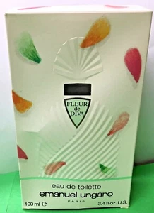 FLEUR DE DIVA BY UNGARO 3.4oz/100ml Edt SPLASH**RARE**DISCONTINUED** see details - Picture 1 of 2