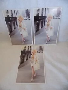 Set Of 3 Classique Barbie City Style 8" x 5 1/2" Print Picture - Picture 1 of 4