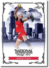 JENNIE FINCH - 2013 Leaf National Convention PROMO  USA Olympic Softball Card