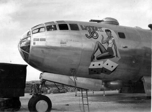 USAAF B29 Bomber Nose Art Little Jo WW2 WWII 4x6 Re-Print #sf2 - Picture 1 of 1