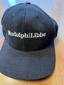 Rudolph Libbe Mütze Baseball Cap schwarz Strapback Made in USA - Bild 1 von 4