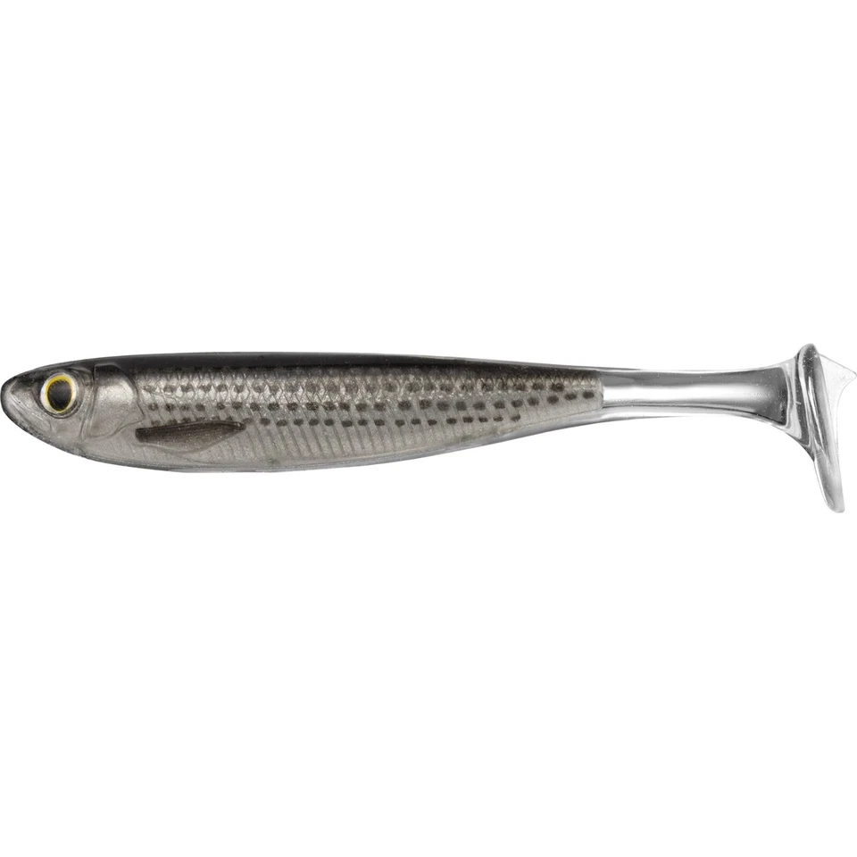 RARE Live Target (SRM125SK717) Mullet Slow-Roll Paddle Tail Swimbait - Silver - Image 1 of 1