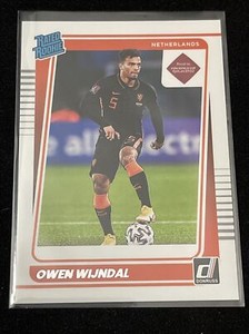 2021-22 Donruss Soccer Rated Rookie #197 Road To Qatar Owen Wijndal Netherlands