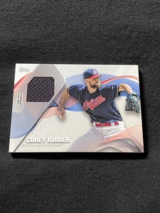2017 Corey Kluber Topps Major League Material Relic Baseball Card MLM-CKL