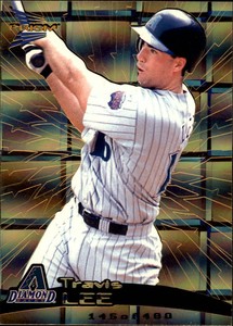1999 Pacific Prism Holographic Gold Baseball Card #8 Travis Lee /480