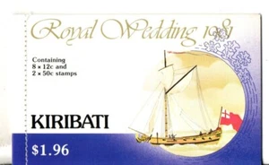 WORLD STAMP BOOKLETS KIRIBATI 29-7-1981 SB1 - Picture 1 of 1