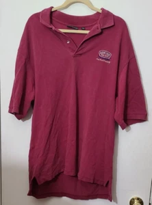 Vintage Ron Jon Surf Shop Polo Shirt Adult XL Red LBI New Jersey - Picture 1 of 8