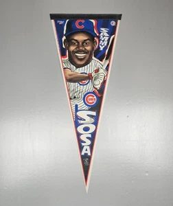 Vintage Sammy Sosa Chicago Cubs MLB Baseball Spieler Filz Wimpel, Slammin Sammy - Bild 1 von 7