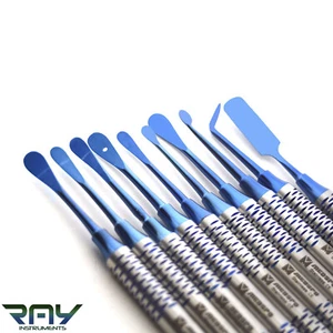 Dental Periosteal Elevator Set Of 10 Surgical Dental Instruments Blue Coated New - Picture 1 of 4