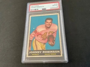 1961 Topps #139 Johnny Robinson RC PSA 8 NMMT - Bild 1 von 10